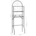 Toilet Rack Black 60x33x174 Cm Xalixx