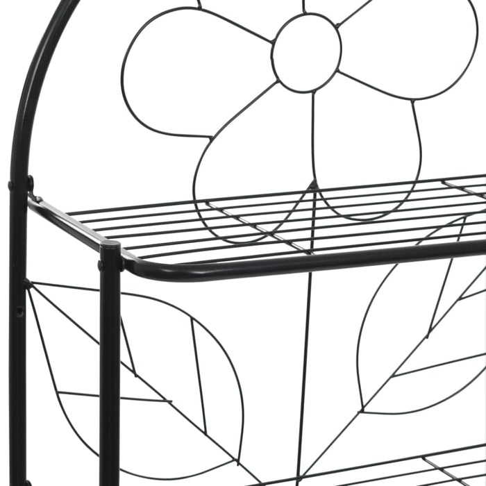 Toilet Rack Black 60x33x174 Cm Xalixx