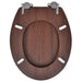 Wc Toilet Seat Mdf Soft Close Lid Simple Design Wood Oabnbb