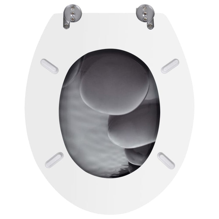 Wc Toilet Seat Mdf Lid Stones Oabnba