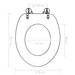 Wc Toilet Seats 2 Pcs With Soft Close Lids Mdf Stones