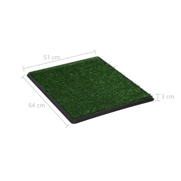 Pet Toilet With Tray And Artificial Turf Green Wc Oibiln