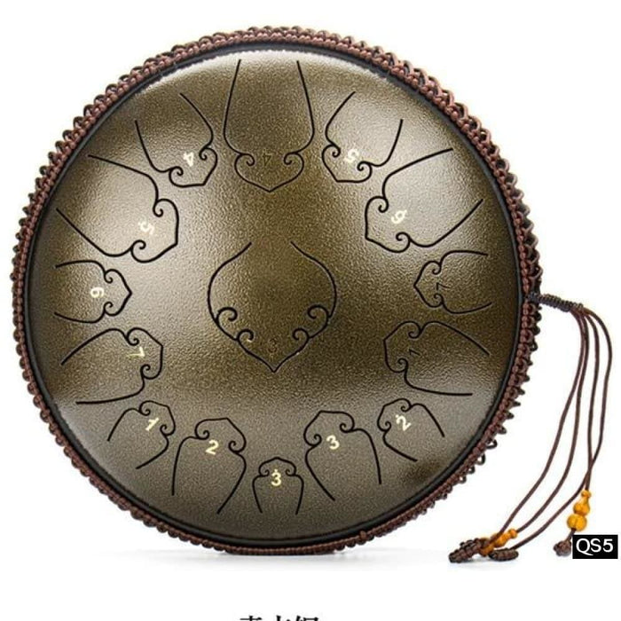 Tongue Drum 14 Inch 15 Notes Handpan Tank Chakra