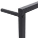 Towel Rack Black 60x10x116 Cm Steel Ttloxb