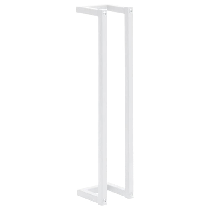 Towel Rack White 12.5x12.5x60 Cm Steel Ttlool