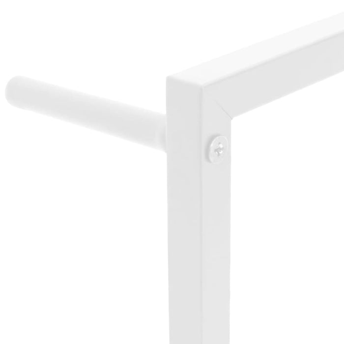 Towel Rack White 60x10x116 Cm Steel Ttloxo