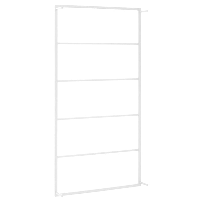 Towel Rack White 60x10x116 Cm Steel Ttloxo