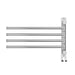 Towel Rail Rack Holder 4 Bars Wall Mounted Stainless Steel