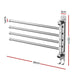 Towel Rail Rack Holder 4 Bars Wall Mounted Stainless Steel