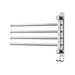 Towel Rail Rack Holder 4 Bars Wall Mounted Stainless Steel