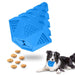 Non-toxic Cleaning Teeth Rubber Pet Puzzle Treat Toy