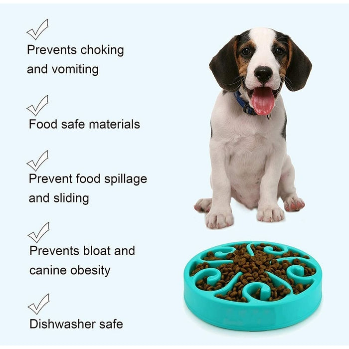 Non-toxic Non-slip Pet Eat Slow Feeding Bowl Maze