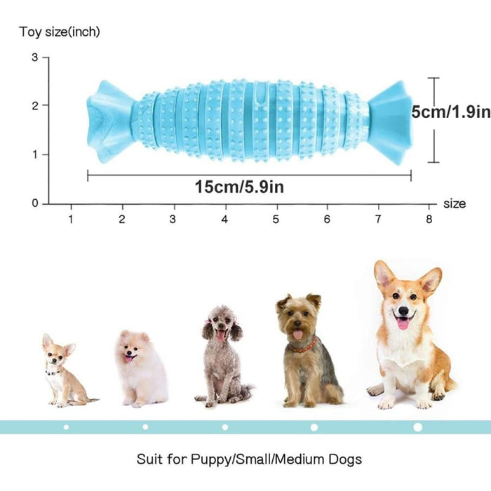 Non-toxic Teething Candy Shaped Dog Chew Toys For Small