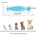 Non-toxic Teething Candy Shaped Dog Chew Toys For Small