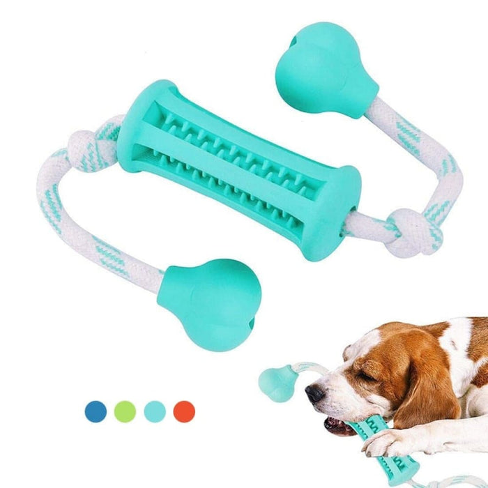 Non-toxic Washable Rubber Teeth Cleaning Dog Chew Rope Toys