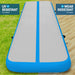 7m x 1m Air Track Inflatable Gymnastics Mat Tumbling - Grey