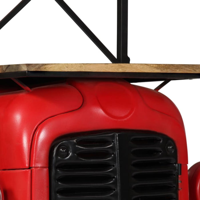 Tractor Wine Cabinet 49x32x183 Cm Solid Mango Wood Xainio