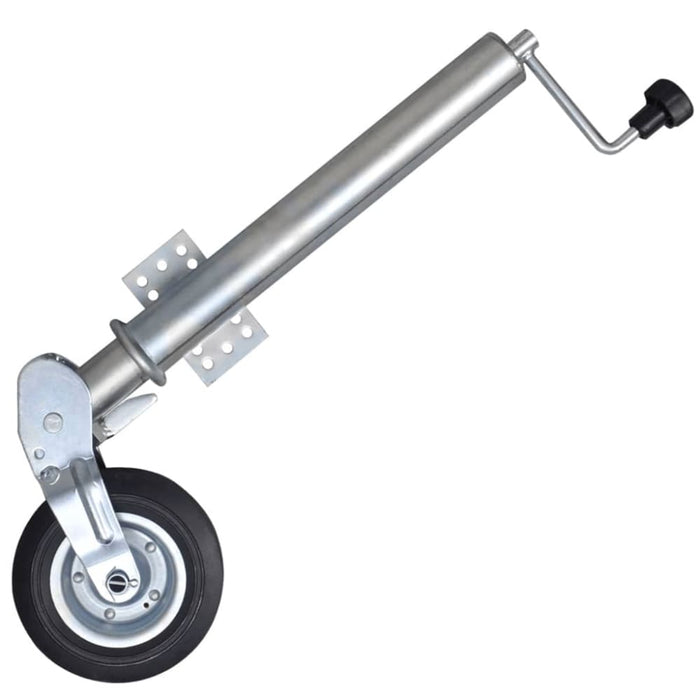 Trailer Jack Wheel 60 Mm With 2 Support Tubes And Split