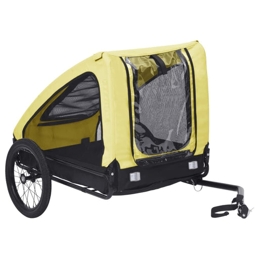 Pet Trailer Yellow And Black Kxpkl