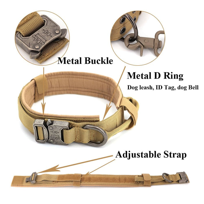 Dog Training Collar Adjustable Tactical And Leash Set