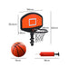 Goslash Picks Trampoline Basketball Set Kids Hoop Ring