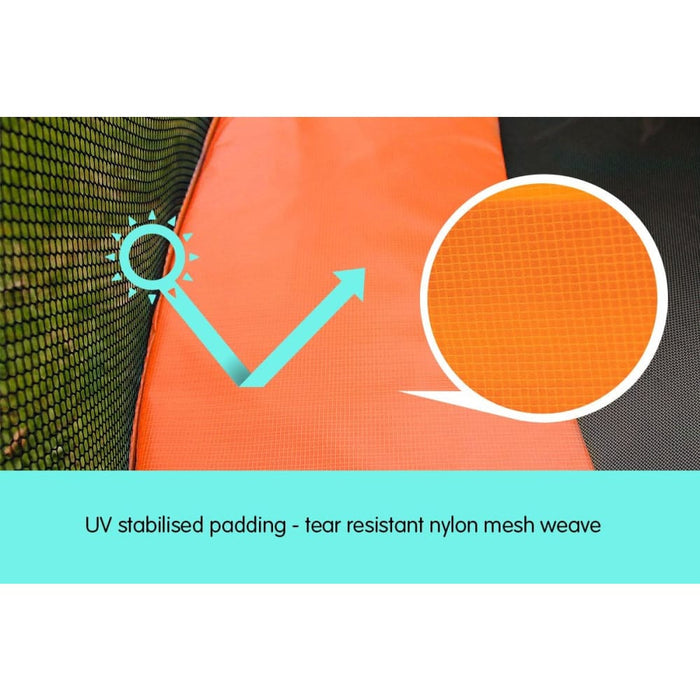 6ft Trampoline Replacement Safety Spring Pad Round Cover