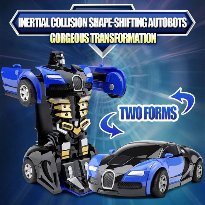 Transform Carrobot Model Car Automatic Deformation Push