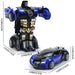 Transform Carrobot Model Car Automatic Deformation Push