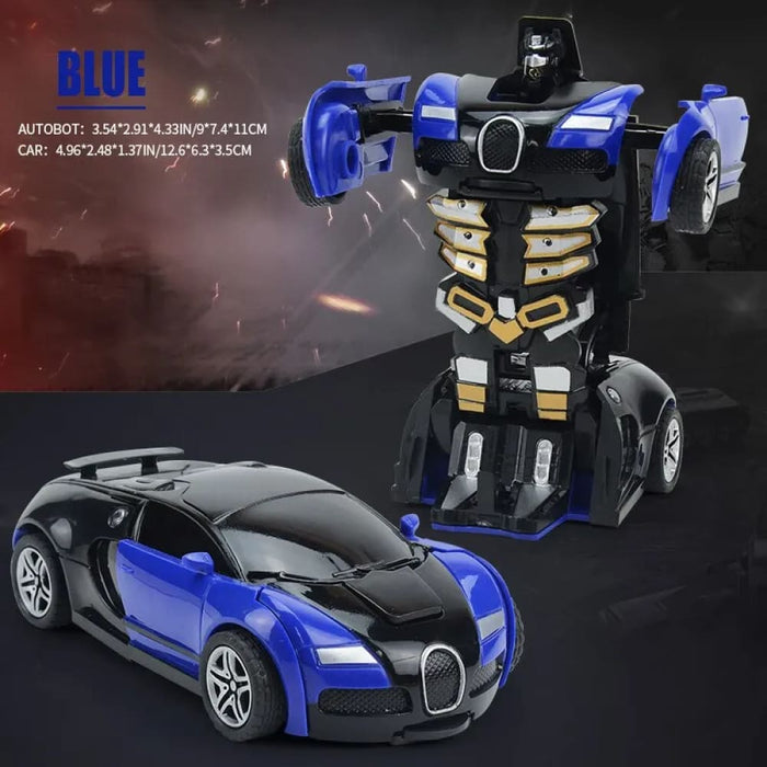 Transform Carrobot Model Car Automatic Deformation Push