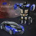 Transform Carrobot Model Car Automatic Deformation Push