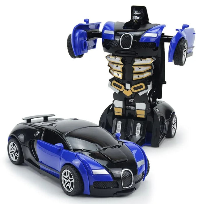 Transform Carrobot Model Car Automatic Deformation Push