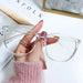 Transparent Anti Blue Light Round Glasses Frame For Women