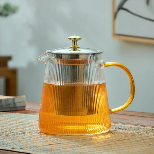 Transparent Glass Teapot Set For Tea