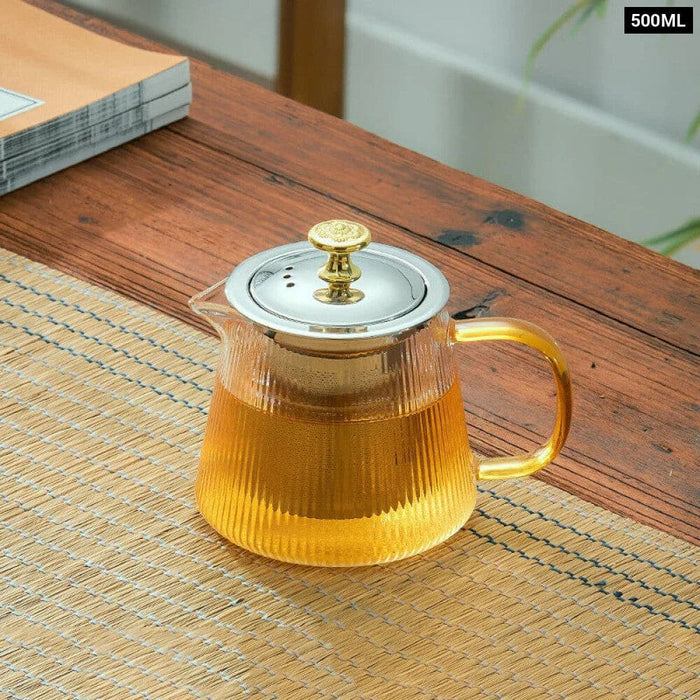 Transparent Glass Teapot Set For Tea