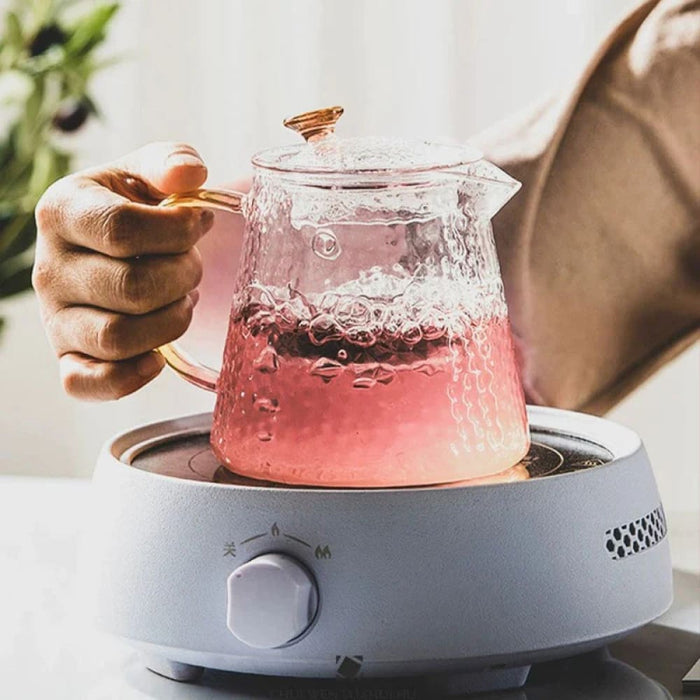 Transparent Glass Teapot For Tea