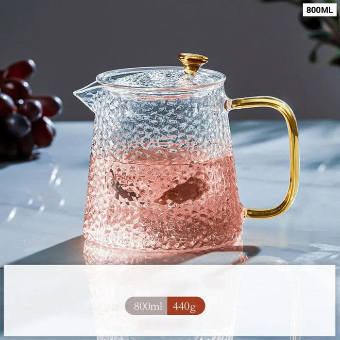 Transparent Glass Teapot For Tea