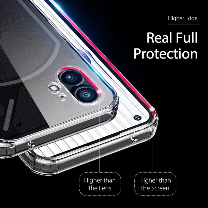 Transparent Soft Anti-knock Crystal Tpu Back Protective