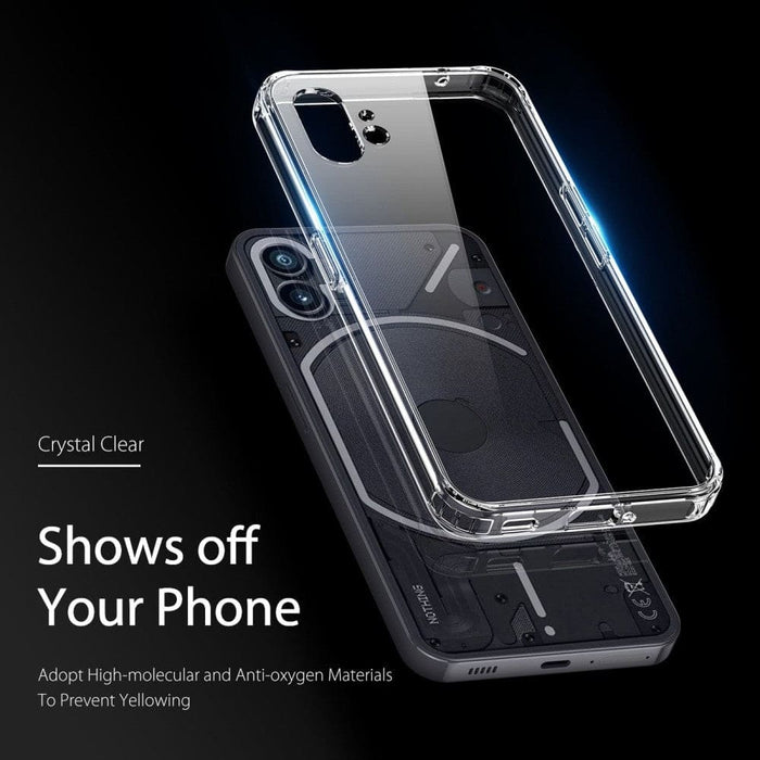 Transparent Soft Anti-knock Crystal Tpu Back Protective