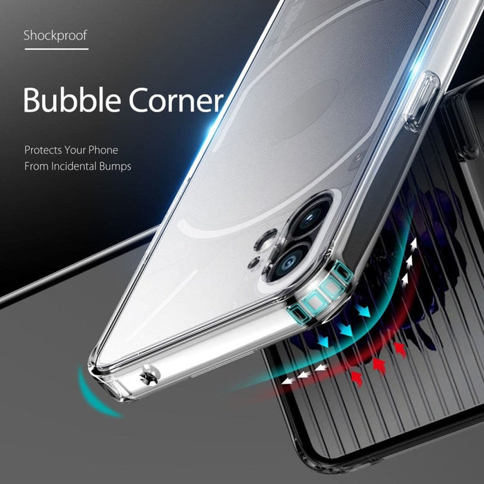 Transparent Soft Anti-knock Crystal Tpu Back Protective