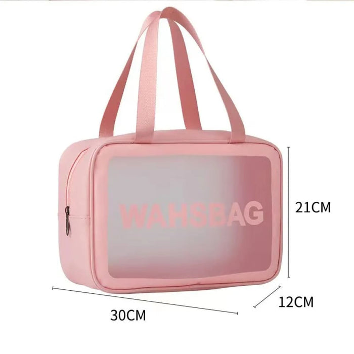 Transparent Waterproof Makeup Bag For Women Portable Travel