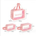 Transparent Waterproof Makeup Bag For Women Portable Travel