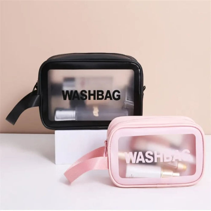 Transparent Waterproof Makeup Bag For Women Portable Travel