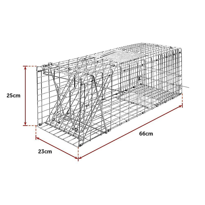 Trap Humane Possum Cage Live Animal Safe Catch Rabbit Cat