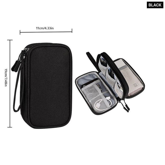 1pc Travel Portable Digital Product Storage Bag Usb Data