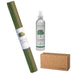 Travel Yoga Mat Cork Block And Wash Kit