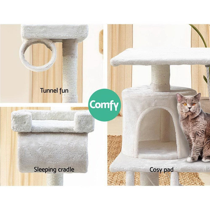 I.pet Cat Tree 141cm Trees Scratching Post Scratcher Tower