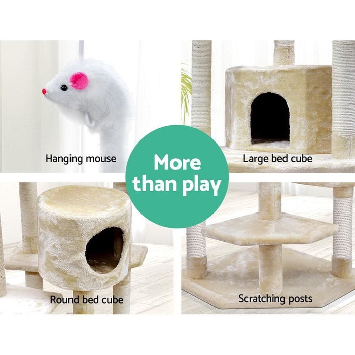 I.pet Cat Tree 203cm Trees Scratching Post Scratcher Tower