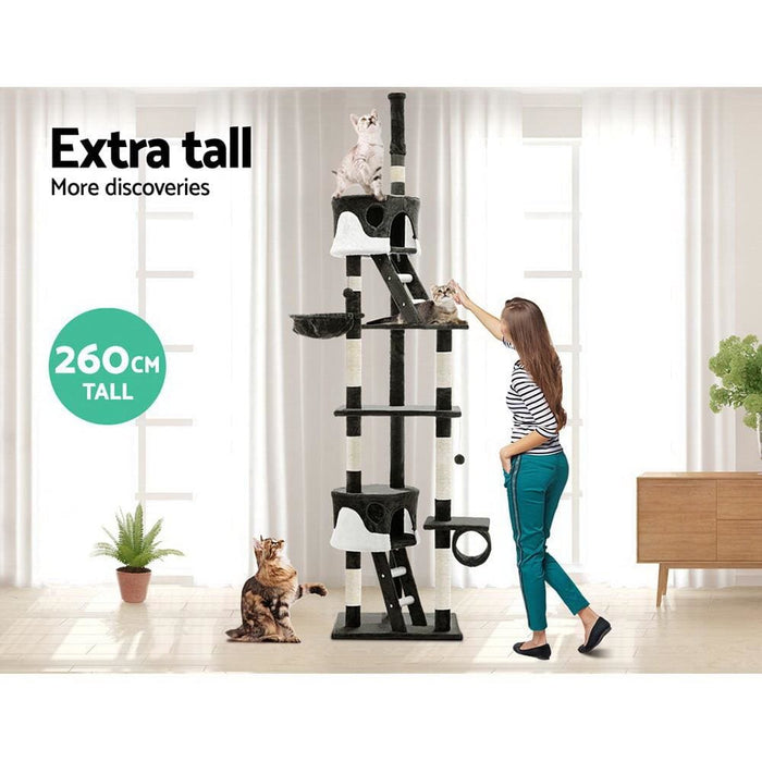 I.pet Cat Tree 260cm Trees Scratching Post Scratcher Tower