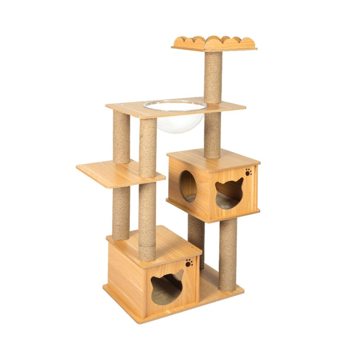 Cat Tree Scratching Post Scratcher Cats Tower Wood Condo