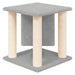 Cat Tree With Sisal Scratching Posts Light Grey 37 Cm Oiolpp